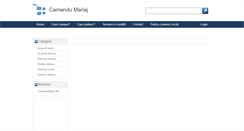 Desktop Screenshot of camandu-mariaj.magazin-online.biz